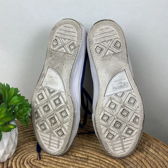 Converse Flyknit High Top Chuck Taylor All Stars Blue 8 - Picture 8 of 10